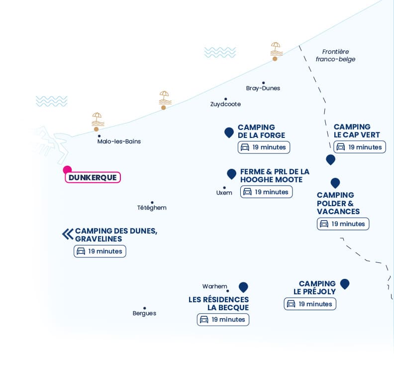 Localisation de la ville : Dunkerque
