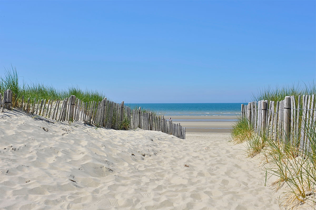 A l'extérieur du camping Camping Mer et Vacances - Nord