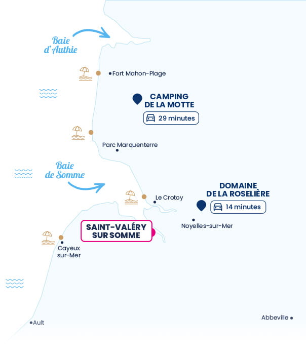 Localisation de la ville : Saint-Valéry-sur-Somme