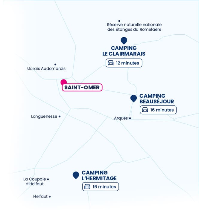 Localisation de la ville : Saint-Omer