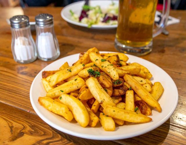 Manger local : Frites au gras de bœuf